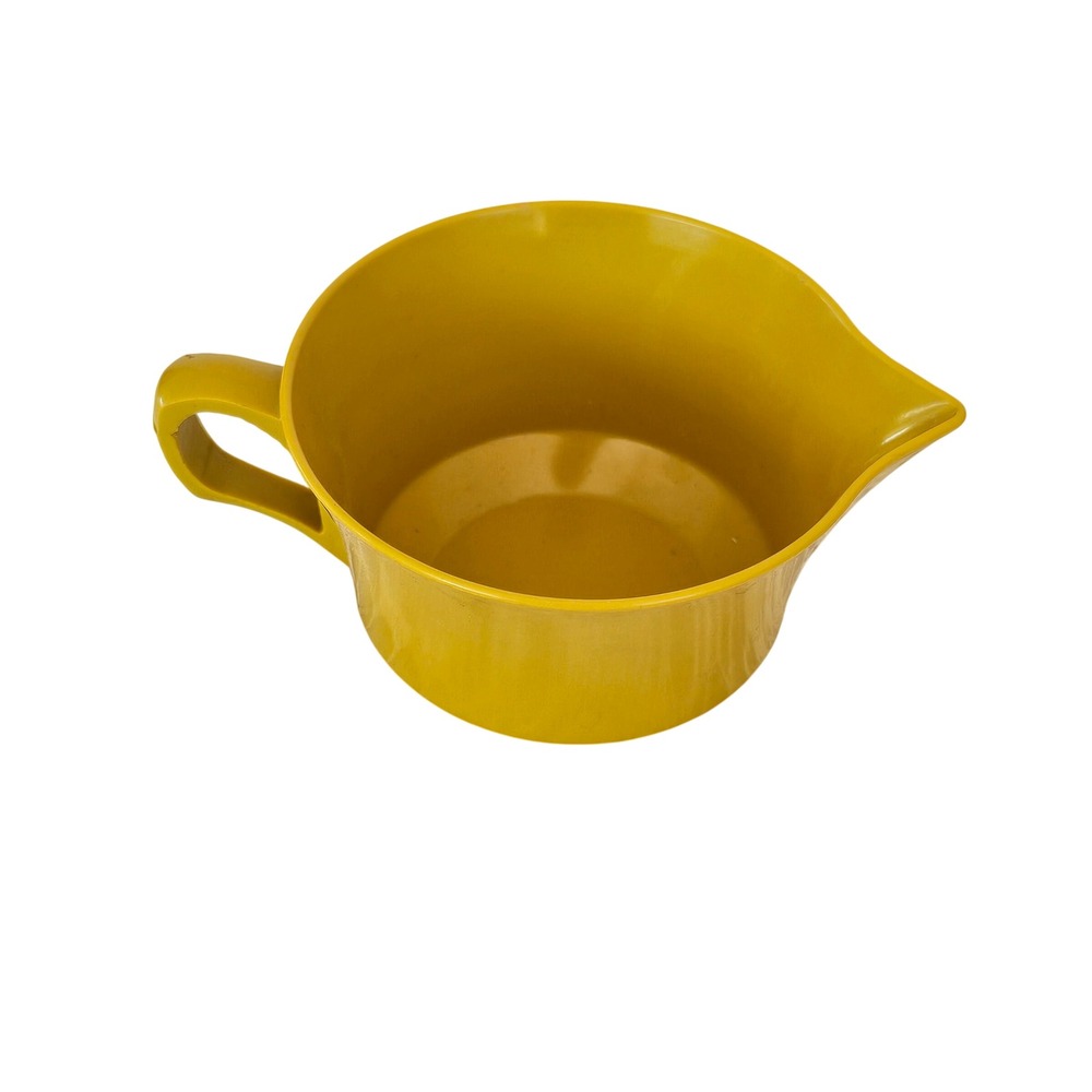 Yellow Melamine Pitcher Creamer Gravy Boat with‎ Handle Spout